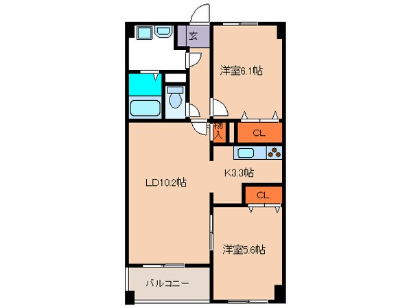 S-FORT青葉しらとり台の物件間取画像